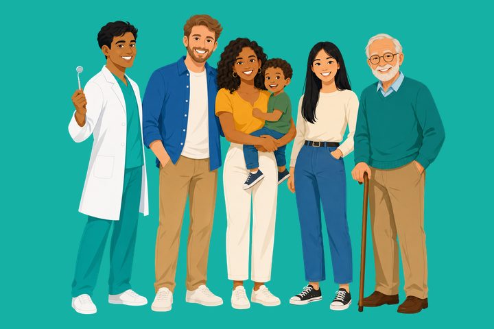 Dentista e pacientes — Dentistas SJC