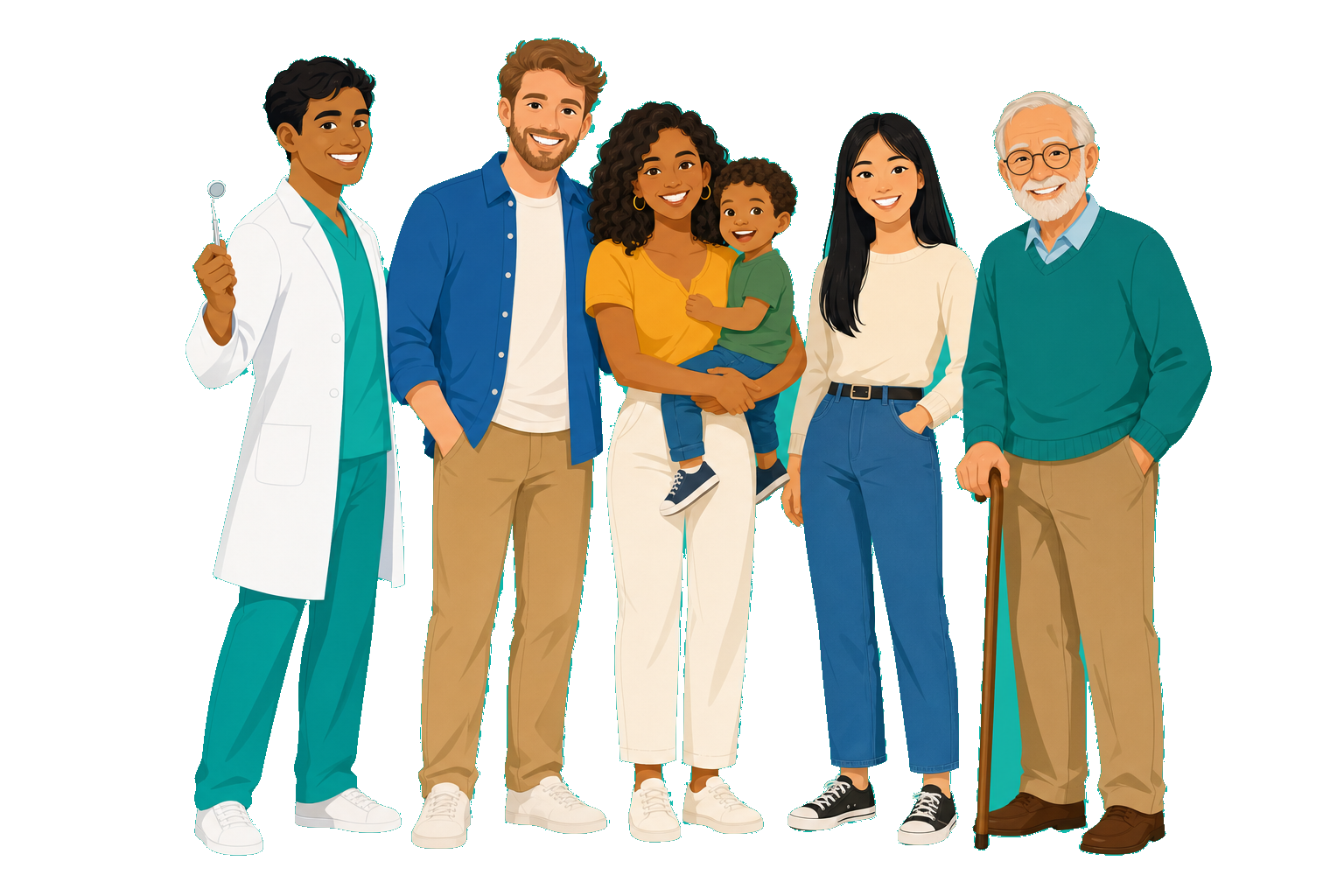 Dentista e pacientes — Dentistas SJC
